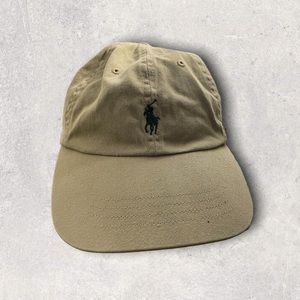 Tan Ralph Lauren Polo Hat